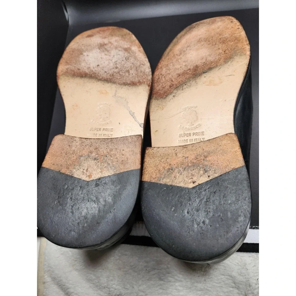 Johnston & Murphy XC4 Shoes Mens Size 10 Black Leather Derby Waterproof‎ Dress